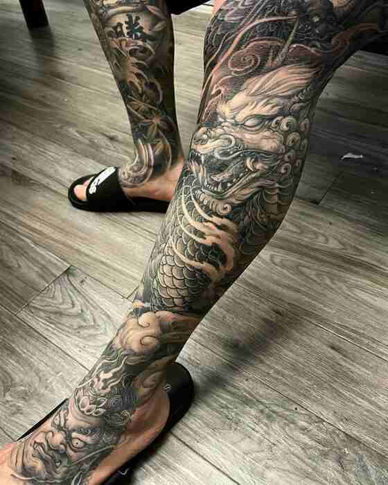Leg Tattoo Designs For Men