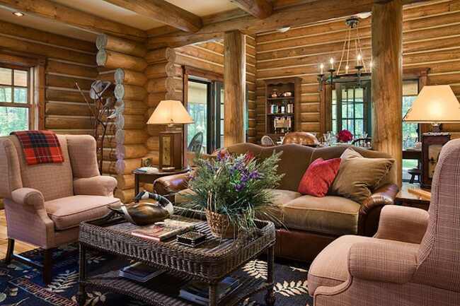 Inside Mountain Ridge Log Cabins