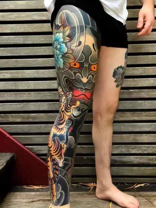 Leg Tattoo Designs For Men